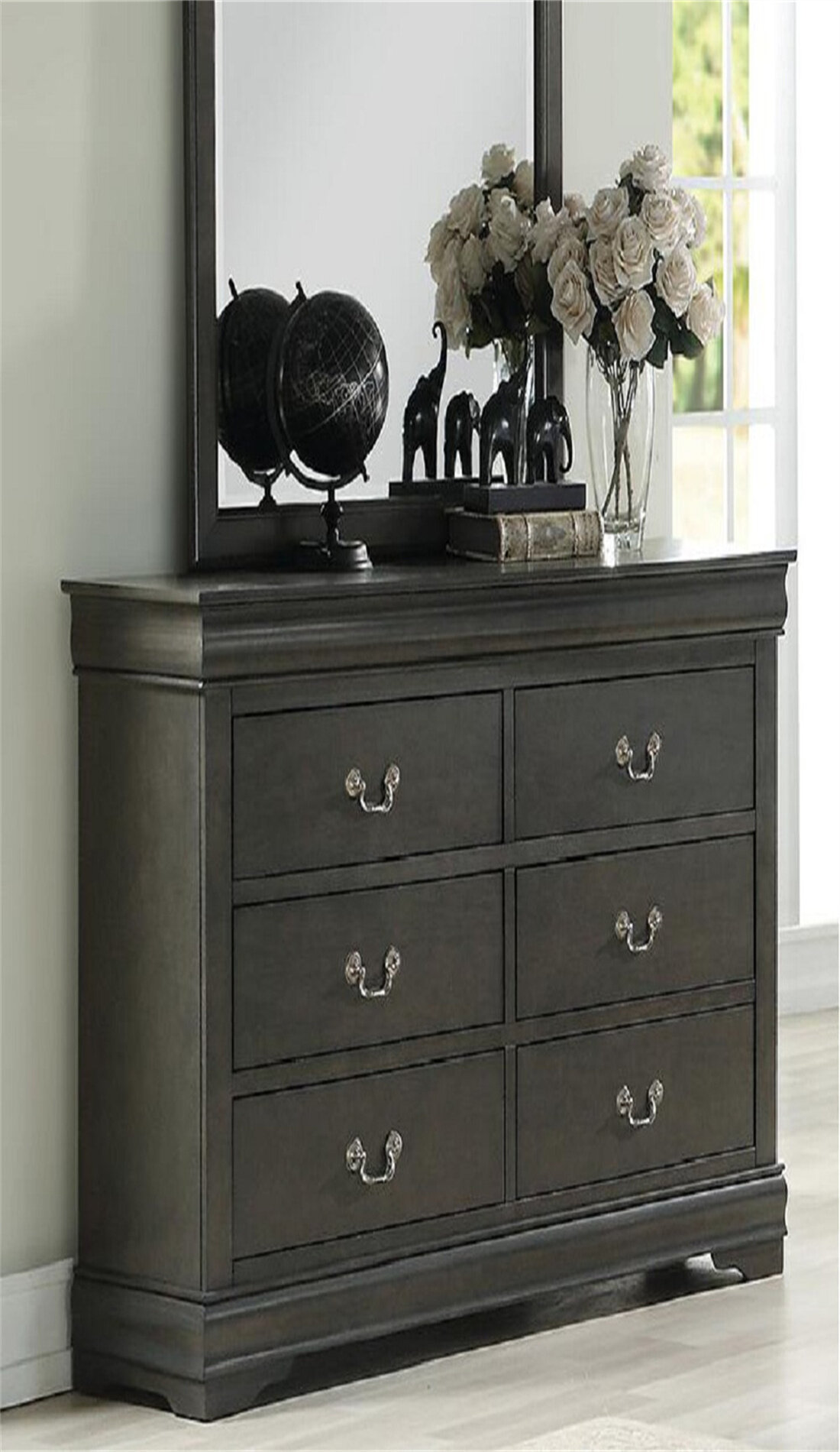 Canora Grey Darcie Rae 6 Drawer 57 W Double Dresser Wayfair Canada